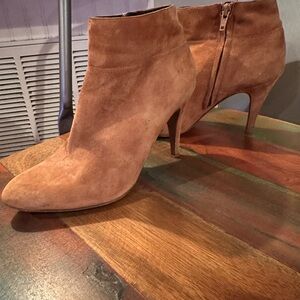 J Crew Suede heeled booties size 7.5